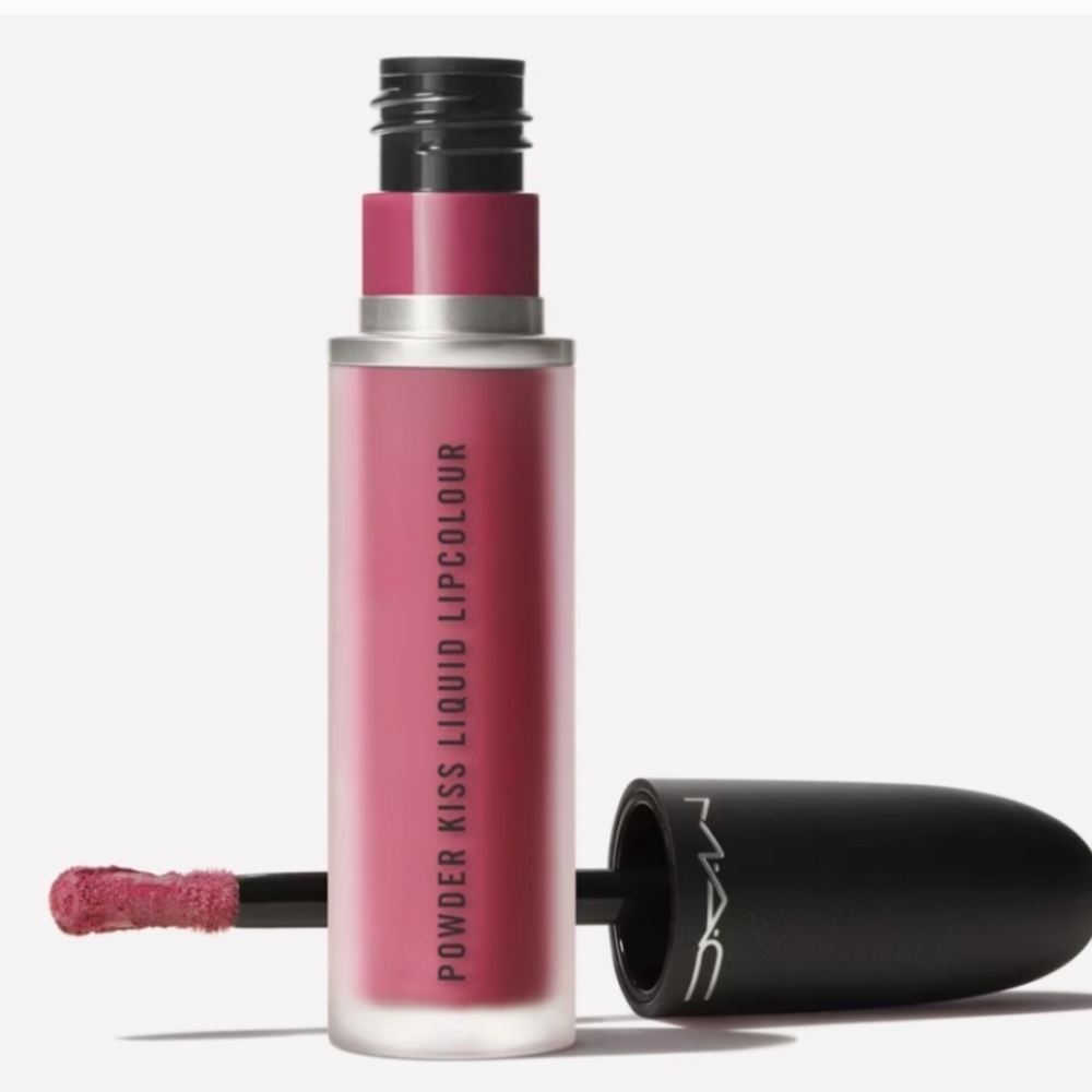 MAC Powder Kiss Liquid Lipstick in More the Mehr-ier NIB